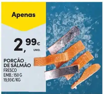 Continente Porção de salmão fresco promoção