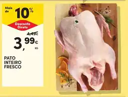 Continente Pato inteiro fresco promoção