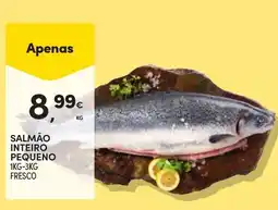 Continente Salmão inteiro pequeno promoção