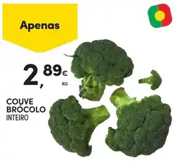 Continente couve brocolo inteiro promoção