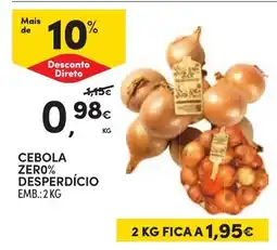 Continente cebola promoção