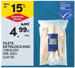 Continente Filete de paloco msc promoção