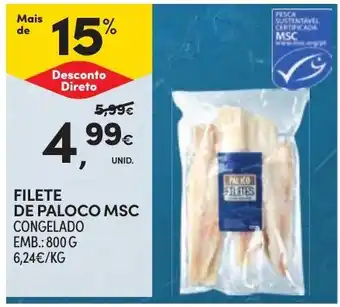 Continente Filete de paloco msc promoção