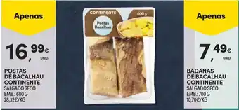Continente Postas de bacalhau continente promoção