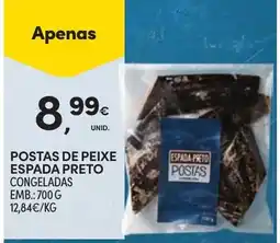 Continente Postas de peixe espada preto promoção
