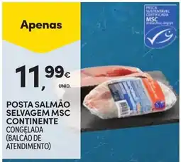 Continente Posta salmão selvagem msc continente promoção