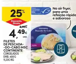 Continente filetes de pesca-do-cabo msc continente promoção