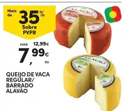 Continente Queijo de vaca regular/barrado alavão promoção