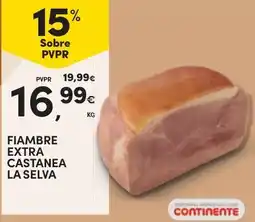Continente Fiambre extra castanea la selva promoção
