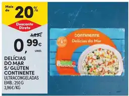 Continente Delícias do mar s/gluten continente promoção