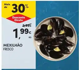 Continente Mexilhão fresco promoção