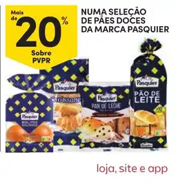 Continente Pão de leite pasquier promoção