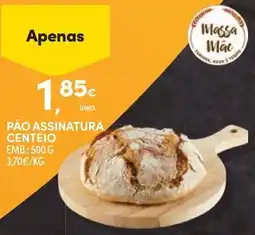 Continente Pão assinatura centeio promoção