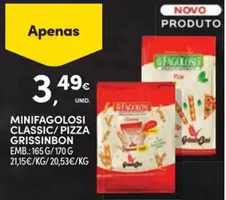 Continente minifagolosi classic/pizza grissinbon promoção