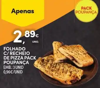 Continente Folhado c/ recheio de pizza pack poupança promoção