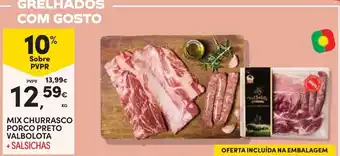 Mix churrasco porco preto valbolota + salsichas