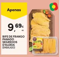 Continente Bife de frango panado segredos d'aldeia promoção