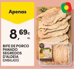 Continente Bife de porco panado segredos d'aldeia promoção