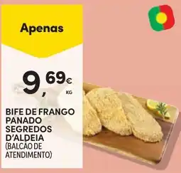Continente Bife de frango panado segredos d'aldeia promoção
