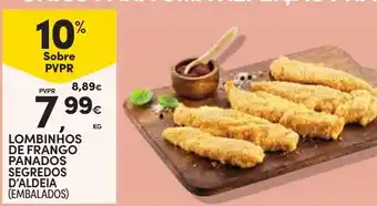 Continente lombinhos de frango panados segredos d'aldeia promoção