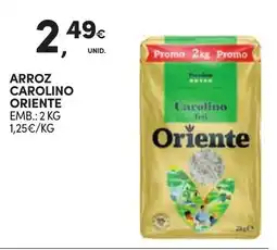 Continente Arroz carolino oriente promoção