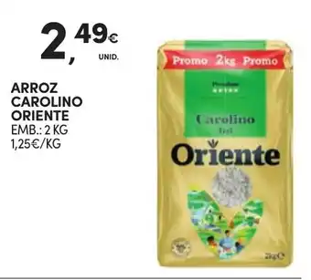 Continente Arroz carolino oriente promoção