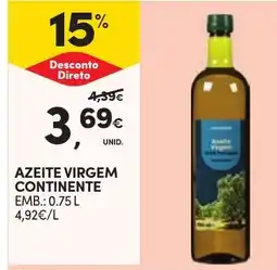 Continente azeite virgem continente promoção