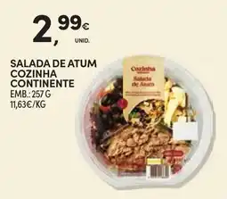 Continente Salada de atum cozinha continente promoção