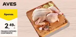 Continente Frango inteiro continente promoção