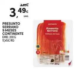 Continente Presunto Serrano continente promoção