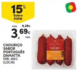 Continente Chouriço sabor português damatta promoção