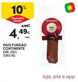 Continente Paio fundão continente promoção