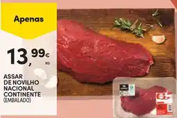Continente Assar de novilho nacional continente promoção