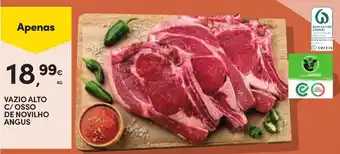 Continente Vazio alto c/osso de novilho angus promoção