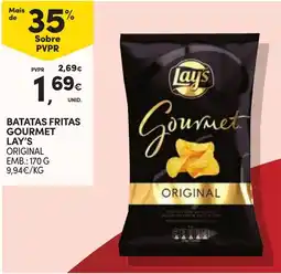 Continente Batatas fritas gourmet lay's original promoção