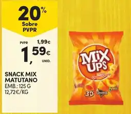 Continente Snack mix matutano promoção
