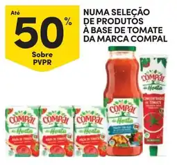 Continente Compal de Horta polpa de tomate promoção