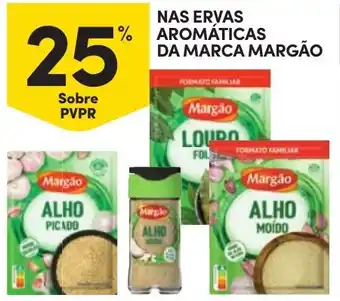 Continente ervas aromáticas da marca margão promoção