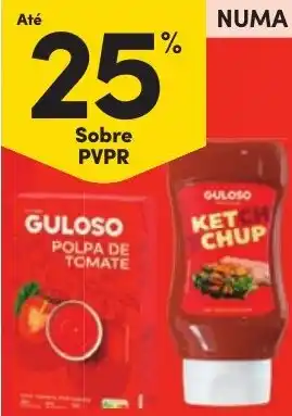 Continente Guloso polpa de tomate promoção