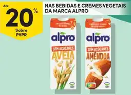 Continente Bebidas e cremes vegetais alpro promoção