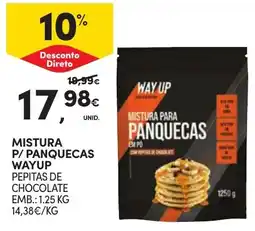 Continente Mistura p/ panquecas wayup pepitas de chocolate promoção
