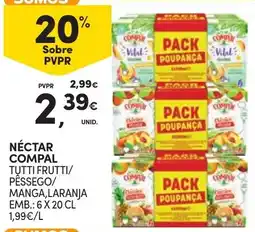 Continente Néctar compal promoção