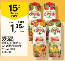 Continente Néctar compal promoção
