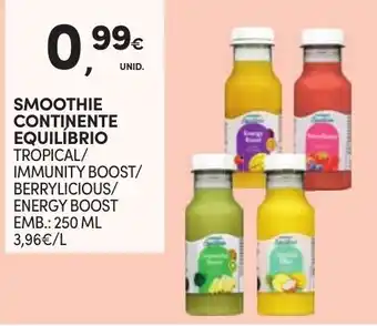 Continente Smoothie continente equilíbrio promoção