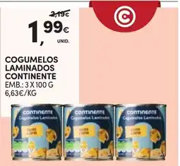 Continente Cogumelos laminados continente promoção