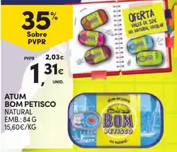 Continente Atum bom petisco natural promoção