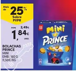 Continente Bolachas prince mini promoção