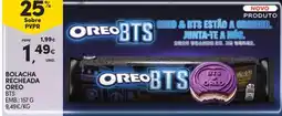 Continente Bolacha recheada oreo bts promoção