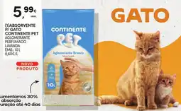 Continente absorvente p/ gato continente pet promoção