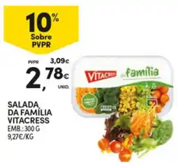 Continente salada da família vitacress promoção